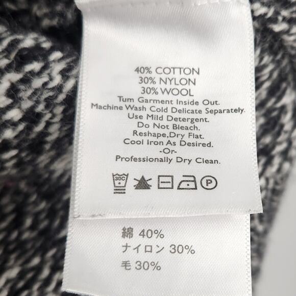 Eddie Bauer Cotton Wool Blend Gray Button Down Cardigan Sweater Womens Medium M - Picture 4 of 4